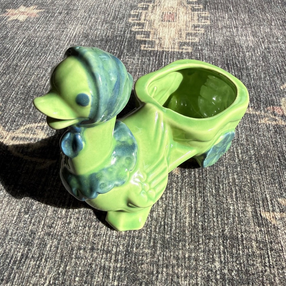 Vintage Shawnee USA Mother Goose Planter Ceramic Pot Mid Century Pottery Duck